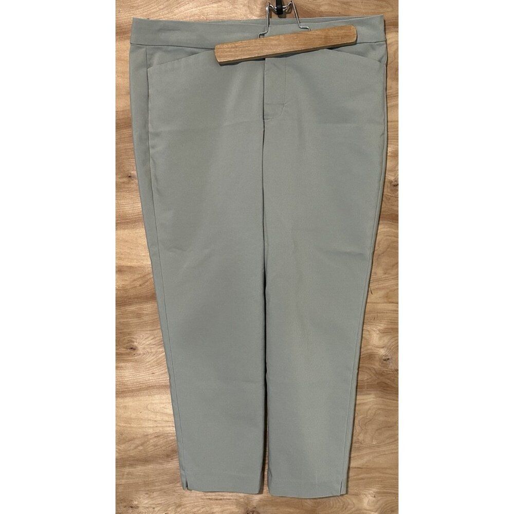 Liverpool Capri Pants Woman 8/29 X 23.5 Stretch Zipper Pockets